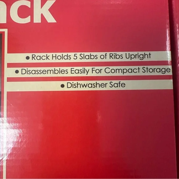 Non-Stick Rib Rack new - Picture 3 of 4